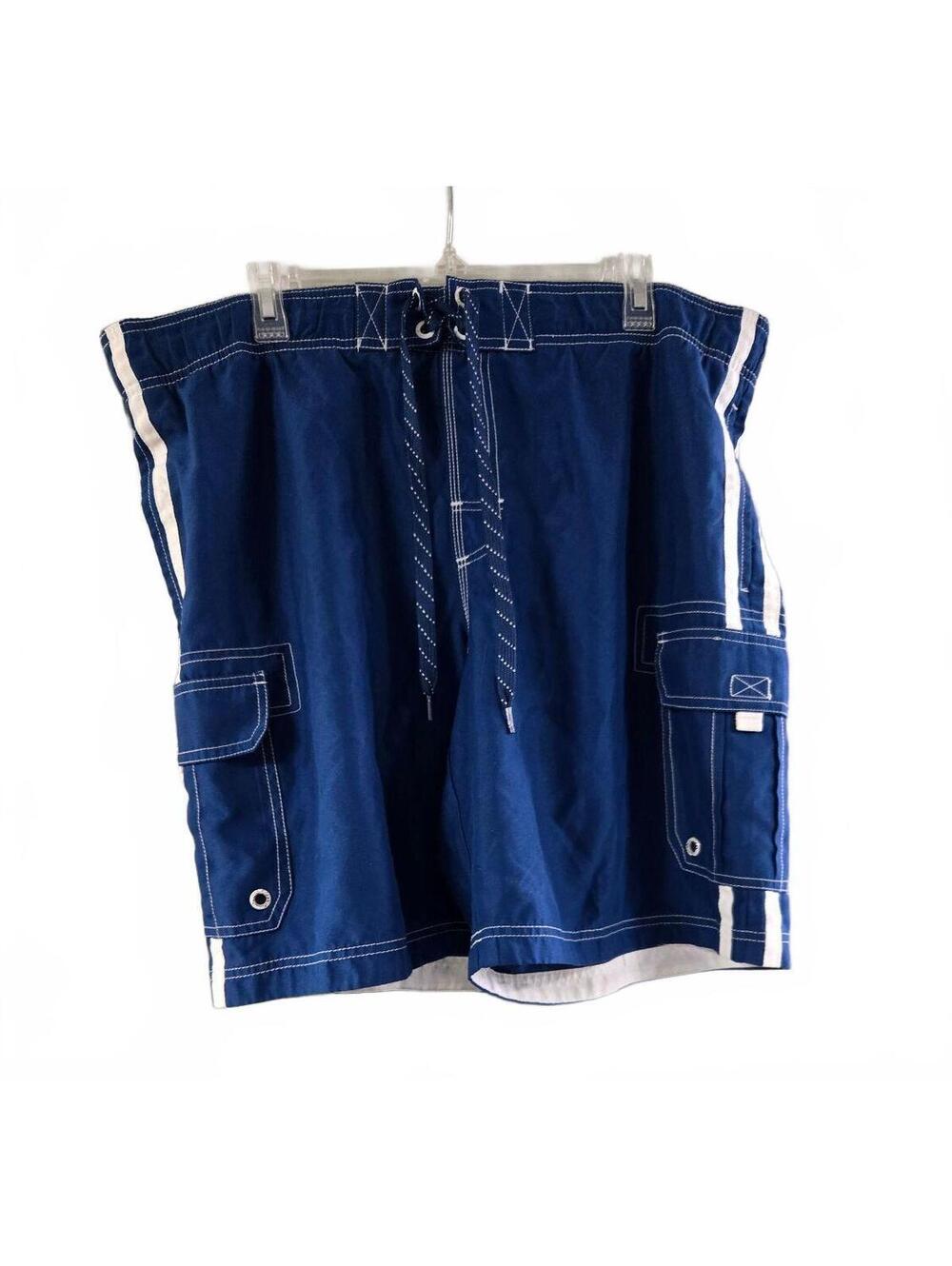 Op Indigo Essence Men's Swim Trunks Size Large 36-38